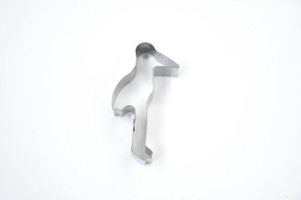 Patisse Uitsteekvorm Ooievaar 9 Cm Rvs Zilver
