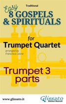 8 Gospels & Spirituals for Trumpet quartet 3 - Bb Trumpet 3 part of "8 Gospels & Spirituals" for Trumpet quartet