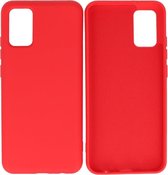 Samsung Galaxy A02s Hoesje Fashion Backcover Telefoonhoesje Rood