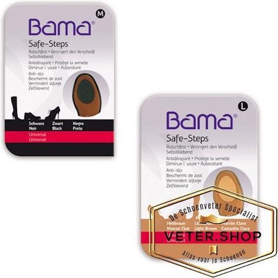 Bama Safe Steps - uitglij beveiliging voor onder de schoenzool - XL - 44 /  47, Bruin | bol.com