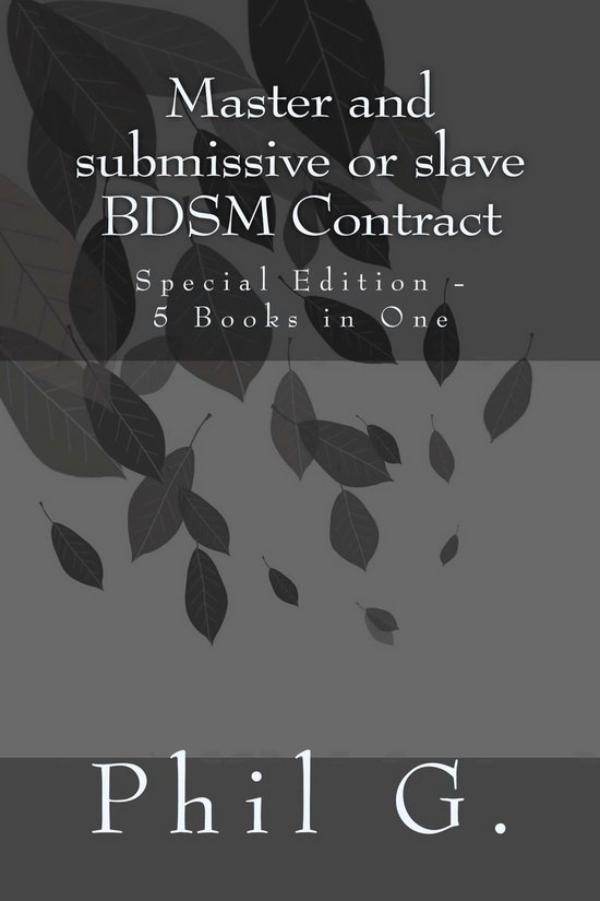 Foto: Master and female submissive or slave bdsm contract special edition 5 ebooks in one