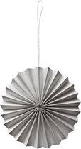 Delight Department decoratie hanger grijs - KerstornamentenPasenWoonaccessoires - papier - Ø 8 centimeter
