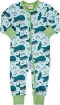 Rompersuit LS WHALE WATERS 74/80