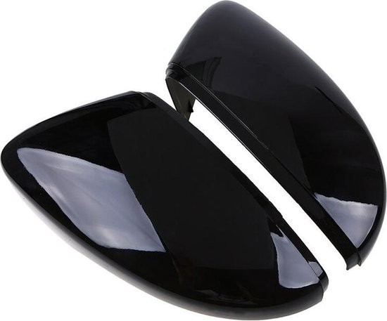 Buitenspiegelkappen Zijspiegelkappen Heldere Zwarte Kleur Auto Achteruitkijkspiegel Caps Voor VW Voor Kever CC Voor Eos Voor Passat B7 Scirocco Voor Jetta Voor MK6 Wing Mirror Cover
