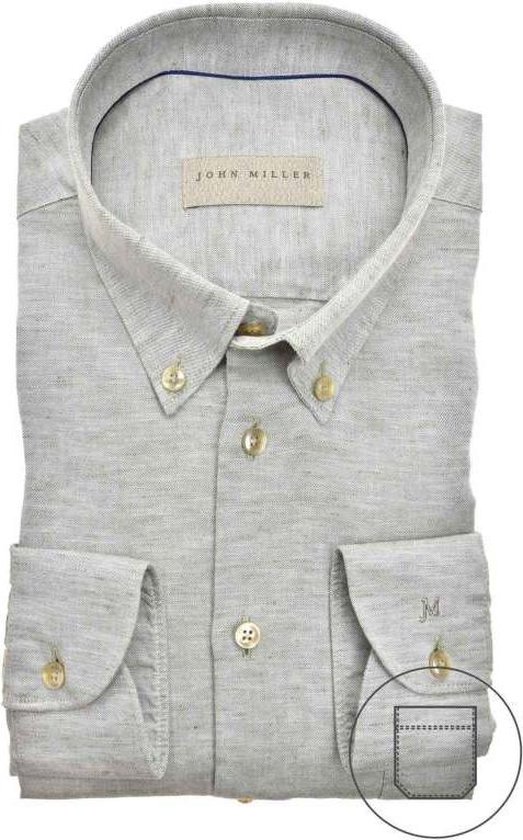 Overhemd John Millre Tailored Fit groen