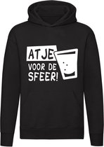 Atje voor de sfeer hoodie | feest | festival | alcohol | bier | wijn | grappig | unisex | trui | sweater | hoodie | capuchon