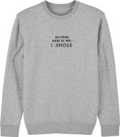 HELEMAAL NAAR DE MALL'AMOUR SWEATER