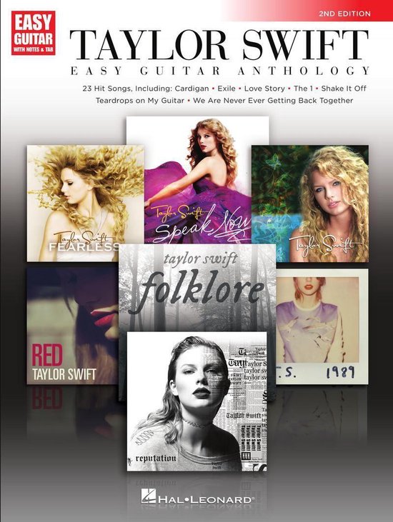 Taylor Swift - Easy Guitar Anthology - cover