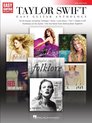 Boek "Taylor Swift Easy Guitar Anthology" 2e editie met 23 hits, inclusief "Cardigan" en "Shake It Off". Bevat afbeeldingen van Taylor Swift.