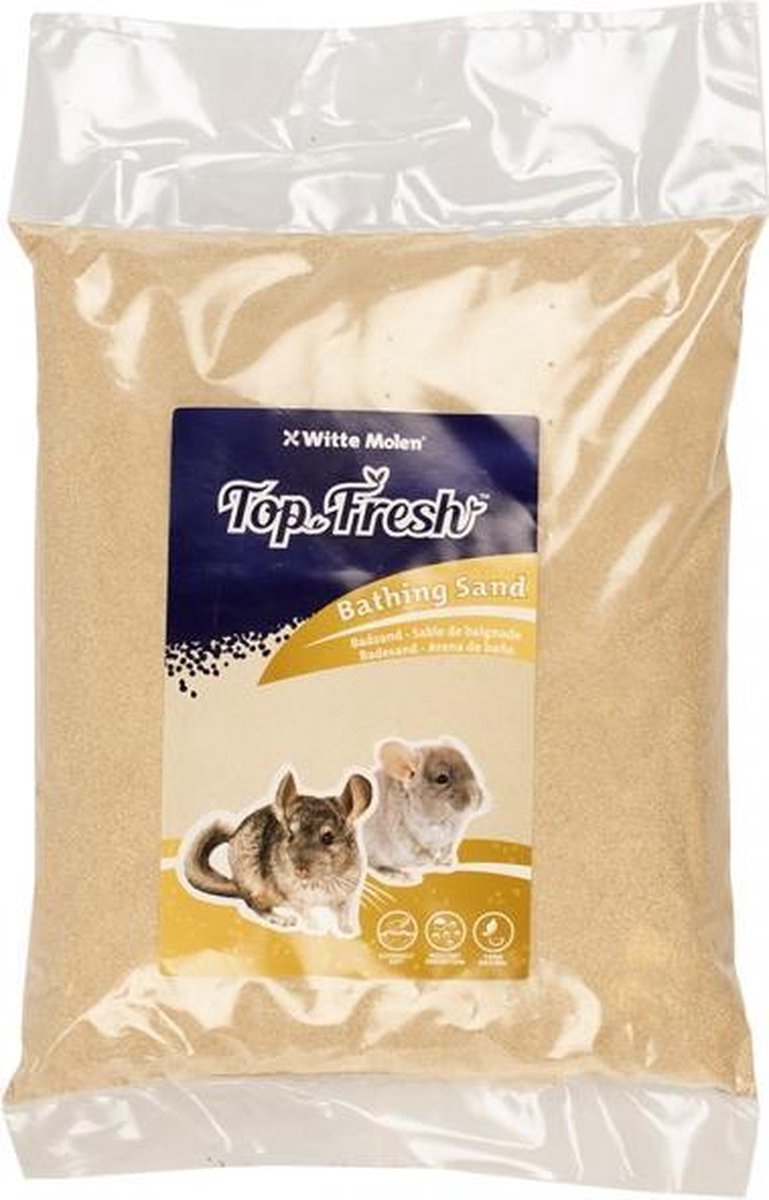 Witte Molen Top fresh chinchilla badzand Naturel 3kg