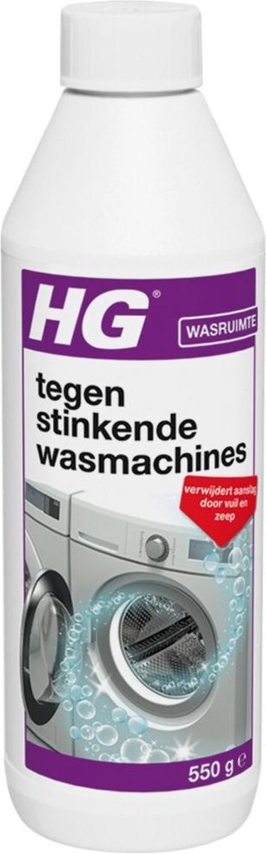 HG tegen stinkende wasmachines - 550gr - verwijdert aanslag en vuil in  de... | bol.com
