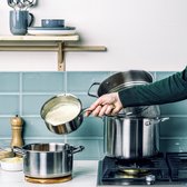 Bol.com Dagelijkse kost door Jeroen Meus - steelpan ø16cm 15L - RVS - inductie - PFAS-vrij aanbieding