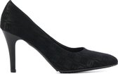 Brunate Pumps / Stiletto Dames / Damesschoenen - Leer    - Naaldhak hoogte 9 cm - 90056 - Zwart - Maat 41