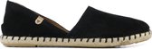 Verbenas Vrouwen Suède   Espadrilles / Damesschoenen   -  Carmen sue - Zwart - maat 39