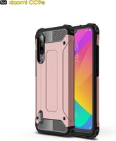 Magic Armor TPU + PC Combinatie Case voor Xiaomi Mi CC9e / Xiaomi A3 (Rose Gold)