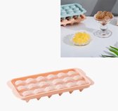 Huishoudelijke DIY Diamond Ice Cube Koelkast Homemade Plastic Ice Cube Mold Ice Box (roze)