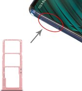 Simkaarthouder + Simkaarthouder + Micro SD-kaarthouder voor Samsung Galaxy A51 / A515 (roze)