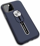 2-in-1 schokbestendig TPU + pc-hoesje met ringhouder voor iPhone 12/12 Pro (blauw)