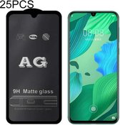25 PCS AG Matte Frosted Full Cover Gehard Glas Voor Huawei Nova 2 Lite / Y7 Prime (2018)
