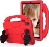 Voor Samsung Galaxy Tab A7 10.4 (2020) T500 / T505 EVA Materiaal Kinderen Plat Anti Falling Cover Beschermende Shell Met Duimbeugel (Rood)