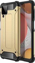 Voor Samsung Galaxy A12 Magic Armor TPU + pc combinatiebehuizing (goud)