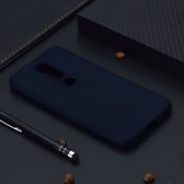 Voor Nokia 5.1 Plus Candy Color TPU Case (zwart)