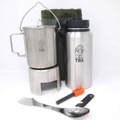Wilderness Kook Set - Dubbelwandige Fles