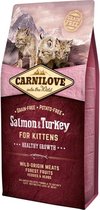 Carnilove salmon / turkey kittens - 6 kg - 1 stuks