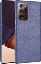 Mobigear Krokodil Hardcase Hoesje - Geschikt voor Samsung Galaxy Note 20 Ultra - Blauw