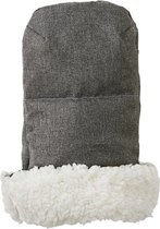 Airbuggy handwarmer earth grijs - 35x32x4cm - 1 stuks