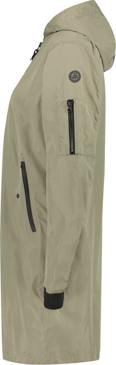AGU Long Bomber - Regenjas Dames - Bomberjas - Regenmantel - Waterdicht Poray 5000 - Ademend - Neopreen kraag - Groen - M — cadeau in Sport & Outdoor - foto 5