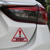 Auto Plastic Tail-crash-proof Car Sticker met twee PCS