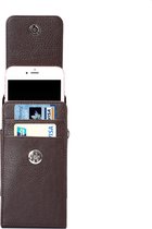 Let op type!! Universal Litchi Texture Vertical Flip Upright PU Leather Case / Waist Bag with Back Splint & Card Slots & 15cm Lanyard for  iPhone 8 & 7  & 6s & 6 & SE & 5s & 5  Xiaomi Redmi 3