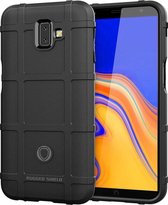 Full Coverage Shockproof TPU Case voor Samsung Galaxy J6 + (Zwart)