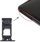 SIM-kaarthouder + SIM-kaarthouder + Micro SD-kaarthouder voor Sony Xperia XZ2 (zilver)