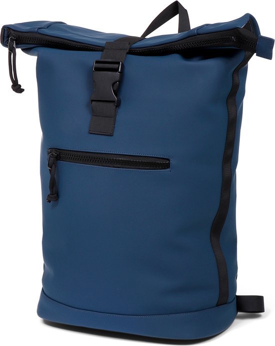 Foto: Norlander dull pu rugzak 40l rolltop rugzak waterafstotend blauw