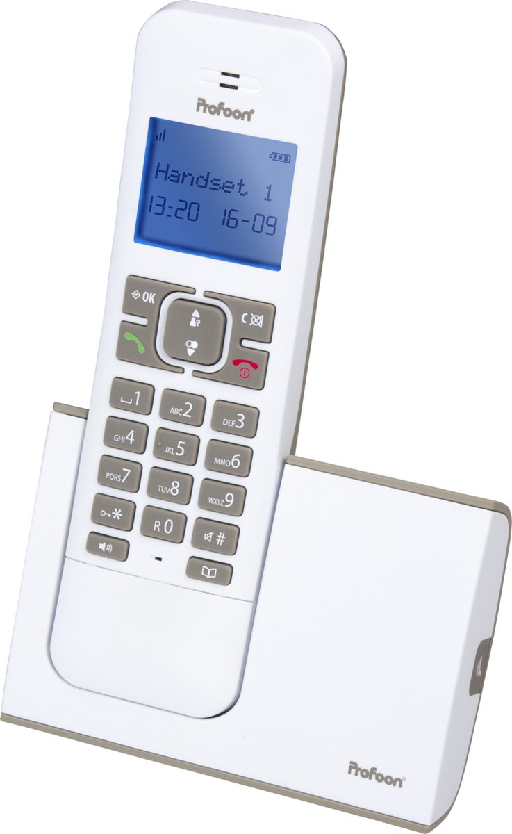 Profoon PDX-8400 WT/TE DECT Draadloze telefoon foto 3