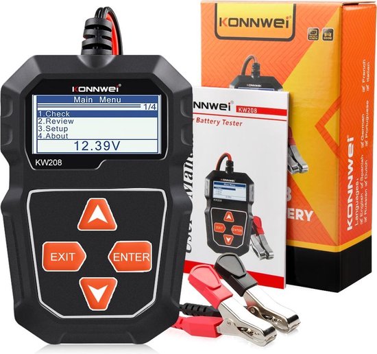 Nauwkeurigheid Vleien Voortdurende Professionele Batterij tester / Diagnose / Auto / Motor / boot /  vrachtwagen Accu... | bol.com