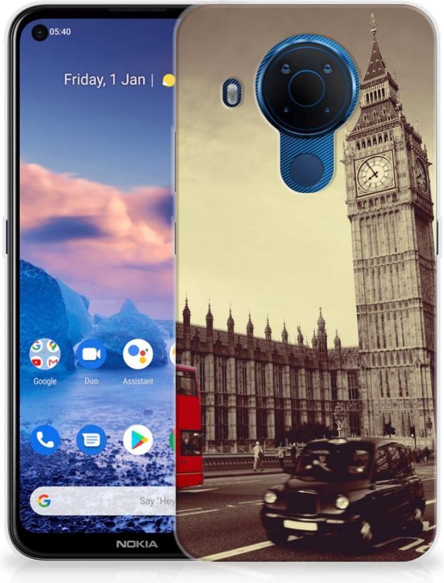 Nokia 5.4 Siliconen Back Cover Londen