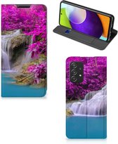 Telefoonhoesje Geschikt voor Samsung Galaxy A52 Wallet Bookcase Waterval