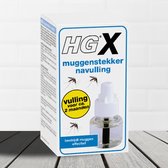 HGX muggenstekker navulling - 45ml -  effectief tegen muggen - goed voor 54 nachten