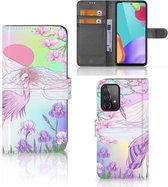 Wallet Bookcase Samsung Galaxy A52 Telefoonhoesje Vogels