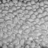 40x stuks piepschuim eieren hobby / knutsel materiaal 4,5 cm - Vormen/figuren - paaseieren
