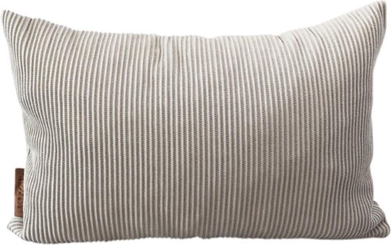 KMCT Sierkussen 60x40 Rib Ash Grey - Luxury Basic outdoor