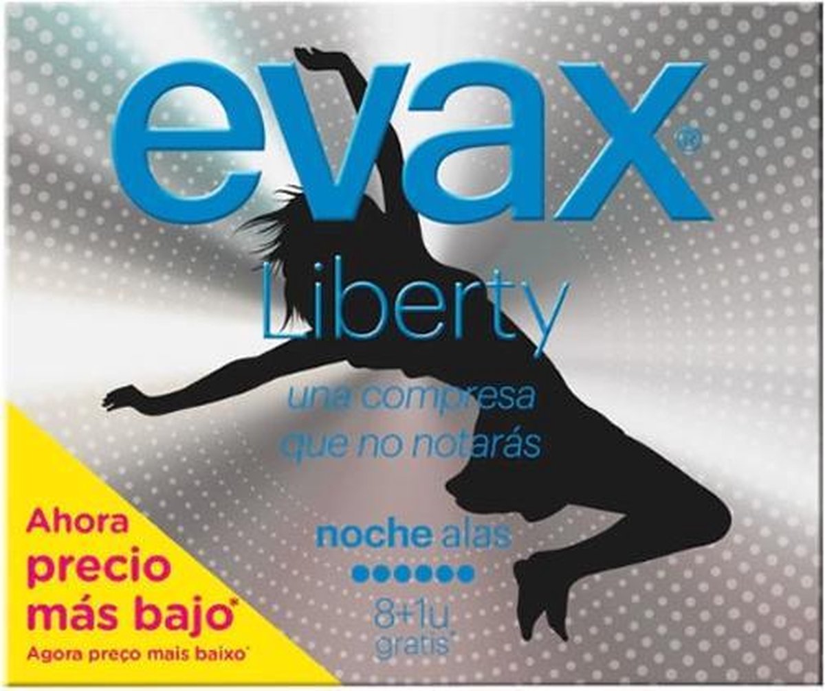 Goedkoopste Nacht Maandverband met vleugels Liberty Evax (9 uds