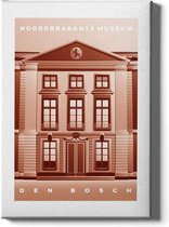 Walljar - Het Noordbrabants Museum - Muurdecoratie - Poster met lijst