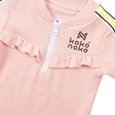 Koko Noko meisjes jurk met bies Pink