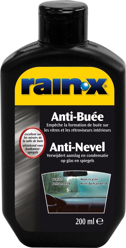 Nettoyant à vitres Rain-X 2 en 1 + anti-pluie 500 ml