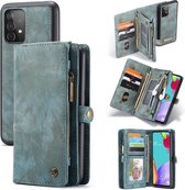 CaseMe Luxe Leather 2 en 1 Wallet Booktype Samsung Galaxy A52 (5G) / A52 (4G) - Vert