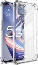 Voor OPPO A92s IMAK volledige dekking schokbestendige TPU beschermhoes (transparant)